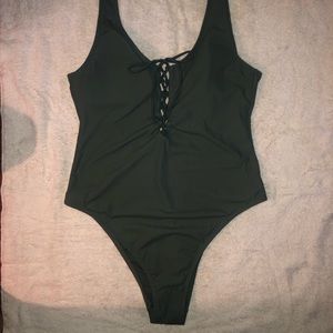 Olive green one piece 🐢